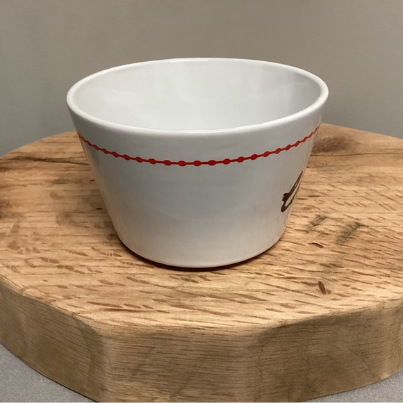 Ceramic Crafted “Chocolate / Heart Themed” Ice Cream Bowl - Excellent - Picture 6 of 11